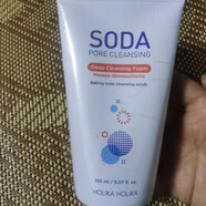 韓國holika惑麗客soda蘇打潔面毛孔深層清潔洗面奶 痘男女通用 150mL