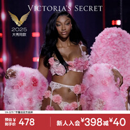 維多利亞的秘密 維密大秀系列 新年 蕾絲1/2罩杯無(wú)襯墊女士文胸內衣性感胸罩 11T1裸粉色 11245348 80B （36B）