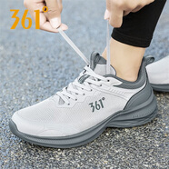 361°男鞋跑步鞋男運動(dòng)鞋秋冬季款透氣網(wǎng)面休閑鞋361度男鞋皮面運動(dòng)鞋 光子灰/石墨灰2230F 40
