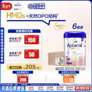 愛(ài)他美（Aptamil）德國白金版HMO 幼兒配方奶粉1+段(1歲以上)800g 6罐箱裝 德愛(ài)白金