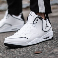 耐克（NIKE）男鞋冬季新款運動(dòng)鞋AIR FLIGHT 89氣墊休閑鞋AJ4兄弟款實(shí)戰籃球鞋 AR1000-100/AJ23/白色潮款 43