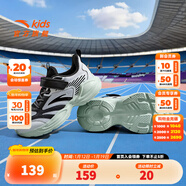 安踏兒童運動(dòng)鞋男女童大童2025年夏季新款大網(wǎng)透氣耐磨休閑校園跑步鞋 黑/云灰色/仙蹤綠-3 【秋季】 37