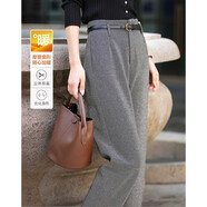 德瑪納【升溫小暖爐】復古格紋九分鉛筆褲25冬自然卷邊休閑褲女高級感