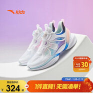 安踏兒童運動(dòng)鞋女童霓裳纖女鞋女大童跑鞋紐扣童鞋子輕便322435503