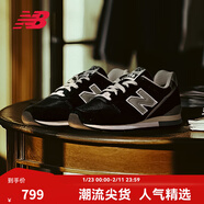 NEW BALANCE NB官方休閑鞋男鞋女鞋秋冬復古百搭透氣薄底鞋運動(dòng)鞋CM996系列 復古黑 CM996BK2 40 (腳長(cháng)25cm)