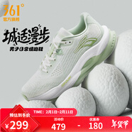 361°男鞋運動(dòng)鞋赤焰5春夏季新品透氣減震通勤戶(hù)外徒步防滑耐磨跑步鞋 羽毛白/嫩荷綠 密網(wǎng) 【男】 39