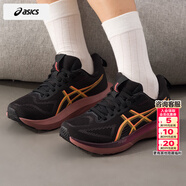 亞瑟士（ASICS）女鞋跑步鞋 2026春季新款黑色運動(dòng)鞋健身訓練鞋緩震透氣防滑跑鞋 黑色/橙色/GT-1000 14/緩震支撐 37