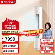 格力（GREE）3匹 京暢 新一級能效 變頻冷暖凈菌自潔 純銅管立柜式空調柜機 KFR-72LW/(72587)FNhAc-B1(JDWIFI)
