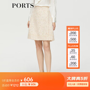 PORTS 寶姿秋冬新品女裝短裙ALM9S022NFQ078 粉色混色 L (8)