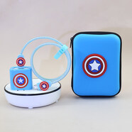 語(yǔ)森憶蘋(píng)果20W充電器線(xiàn)保護套適用蘋(píng)果15/16plusiPhone17pro雙typec充電數據線(xiàn)防折斷纏繞咬繩 美國隊長(cháng)四件套+收納包