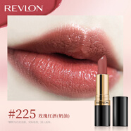 露華濃麗采保濕滋潤唇膏女士啞光黑管口紅4.2g不掉色美妝化妝品女彩妝 225#玫瑰紅酒（奶油質(zhì)地）