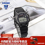 卡西歐（CASIO） 男表女表卡西歐手表男女情侶表學(xué)生時(shí)尚運動(dòng)表太陽(yáng)能雙顯電子表 W-220H-1AVDF酷小黑