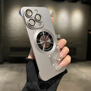 何健弓適用iPhone15promax手機保護殼新款16promax磁吸漏標蘋(píng)果15pro無(wú)邊框裸感14promax鏡頭膜全包防摔1 【鈦原色】磁吸漏標自帶鏡頭膜不沾指紋無(wú)邊框裸肌4 iPhone 16 Pro Max