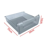 適用上菱冰箱BCD-183/181CK雙鹿冰箱抽屜隔板擱架配件BCD-182D 160CK冷凍上抽屜