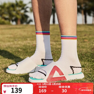 匹克態(tài)極拖鞋男鞋夏季外穿運動(dòng)拖鞋籃球防滑涼拖女款戶(hù)外沙灘鞋涉水鞋 【男款】撞色-大白/玫紅 44