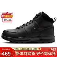 耐克NIKE男子休閑鞋 短靴 MANOA 運動(dòng)鞋HF7095-001黑42.5