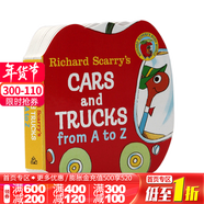 斯凱瑞 英文原版繪本 Richard Scarry's Cars and Trucks from A to z  幼兒字母入門(mén)從A到Z 手掌口袋書(shū) 斯凱瑞 兒童英語(yǔ)啟蒙認知