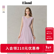 ELAND衣戀連衣裙女甜美風(fēng)抽繩設計合體A字下擺背心裙2025夏季新款 紅色(20)Red M /165
