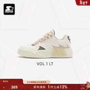 STARTER新年禮物板鞋休閑鞋女鞋秋冬厚底鞋增高鞋休閑鞋麂皮運動(dòng)鞋跑鞋男 淺灰色 2代輕質(zhì) 42.5