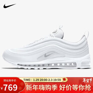 耐克男子休閑鞋AIR MAX 97運動(dòng)鞋921826-101 白色 40.5 