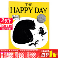 快樂(lè )的一天英文原版繪本 The Happy Day 黑白繪本里的春天凱迪克銀獎露絲.克勞斯Ruth Krauss兒童英語(yǔ)啟蒙平裝大開(kāi)