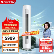 格力（GREE）2匹 京爽Pro 新一級能效變頻冷暖 wifi智控 純銅管立柜式空調柜機KFR-50LW/(50504)FNhAe-B1(WIFI)
