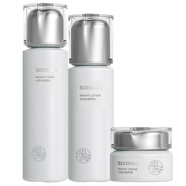 私信美白套裝光感白護膚品組合水乳禮盒美白淡斑去黃化妝品新年禮物 光感白3件套（精粹水+精粹乳+精粹霜）