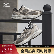 美津濃（MIZUNO）RACER S 軟底輕便運動(dòng)跑步鞋男女同款緩震透氣休閑慢跑鞋 07/褐灰色 41 (265mm)