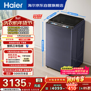 海爾（Haier）云溪3.0 全自動(dòng)波輪洗衣機10KG 雙動(dòng)力免清洗 家電國家補貼以舊換新京東自營(yíng) XQS100-MBDE689