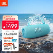 JBL CHARGE6 音樂(lè )沖擊波六代 便攜藍牙音箱 戶(hù)外防塵防水音響 AI音效增強 生日禮物 晴空藍