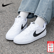 耐克（NIKE）女鞋板鞋 2026新款春季潮流COURT時(shí)尚低幫運動(dòng)鞋低幫休閑鞋子大童 104-清新黑白/店長(cháng)主推 【新年禮物】 38