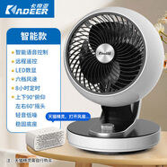 卡帝亞風(fēng)扇空氣循環(huán)扇渦輪對流扇輕音電扇智能臺式電風(fēng)扇落地家用 藍牙智能款+遙控上下左右搖頭