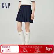 蓋璞女裝春季款百搭簡(jiǎn)約學(xué)院風(fēng)彈力百褶迷你裙短裙876121