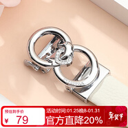 鱷魚(yú)恤新年禮物頭層牛皮精致女士自動(dòng)扣腰帶時(shí)尚百搭皮帶女生日