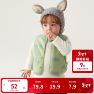 巴拉巴拉童裝兒童馬甲兩面穿背心2025新款秋冬裝羊羔絨上衣服男女寶寶衣服