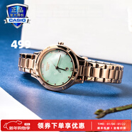 卡西歐（CASIO）手表女sheen系列藍寶石鏡面商務(wù)時(shí)尚百搭守護星女表送女友潮流表 SHE-4546PG-3AUPR貝母表盤(pán)