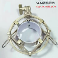 紐曼金屬麥克風(fēng)架 電容麥克風(fēng)采訪(fǎng)咪架 手持麥夾有線(xiàn)話(huà)筒錄音支架配件 香檳銀5CM