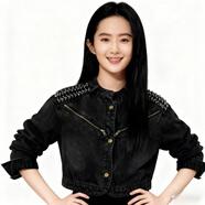 妹丫歐洲站鑲鉆立領(lǐng)時(shí)尚優(yōu)雅獨特氣質(zhì)短款牛仔上衣外套女百搭 煙黑 S