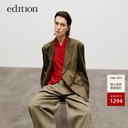 edition【明星同款】秋新款麂皮絨復古女紳士西裝EBD3BLA016