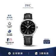 萬(wàn)國（IWC）禮物 柏濤菲諾系列 黑盤(pán)銀針 鱷魚(yú)皮 紅60 男表 IW356502 40mm