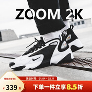 耐克（NIKE）男裝女鞋 Zoom 2K 黑白奧利奧復古老爹鞋熊貓鞋休閑跑步鞋 AO0354 男 黑白AO0269-101 40.5碼
