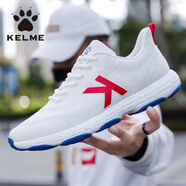 卡爾美（KELME）運動(dòng)鞋男青少年跑步鞋秋季減震百搭休閑鞋情侶款 白色 40