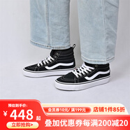 萬(wàn)斯范斯SK8-Hi高幫情侶黑白經(jīng)典男鞋女鞋休閑板鞋帆布鞋VN000D5IB8C VN000EB4BA2 43