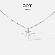 APM Monaco[楊紫同款]六芒星項鏈女生時(shí)尚飾品送女友生日禮物毛衣鏈新年禮物 baby六芒星項鏈