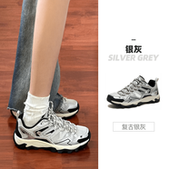 駱駝登山鞋男45碼防滑耐磨戶(hù)外徒步 FOS2210010，銀灰，女_透網(wǎng)版 36