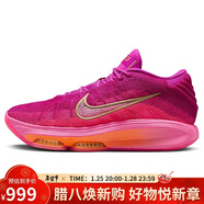 耐克NIKE男子籃球鞋G.T. HUSTLE 3 EP低幫運動(dòng)鞋FV5952-601紫粉42