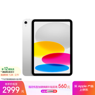 Apple/蘋(píng)果 iPad11英寸 A16芯片2025年款 平板電腦 (256GB WLAN版/學(xué)習辦公娛樂(lè ))銀色