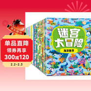 3-6歲專(zhuān)注力迷宮大冒險趣味游戲找不同（共16冊）