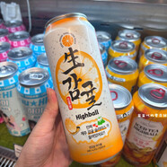 韓國Chuu Hi網(wǎng)紅水果酒芒果冰茶柑桔柚子生檸檬片高球雞尾酒 生濟州鮮柑橘片高球雞尾酒(酒精濃度 4.5%)1瓶*500ml