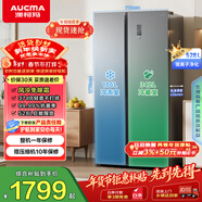 澳柯瑪（AUCMA）528升雙開(kāi)門(mén)對開(kāi)門(mén)冰箱家用大容量囤貨電冰箱風(fēng)冷無(wú)霜雙循環(huán)一級能效雙變頻節能低噪BCD-528WPHNEV